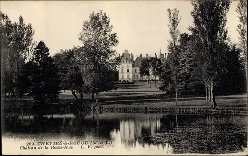 Ak Cheviré le Rouge Maine et Loire, Chateau de la Roche Hue