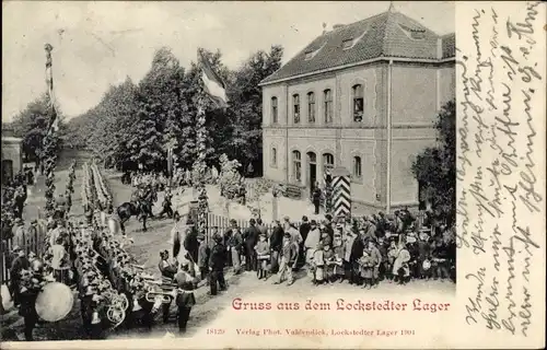 Ak Lockstedt in Holstein, Truppenübungsplatz, Lockstedter Lager, Soldaten, Kaiserreich, Musikkapelle