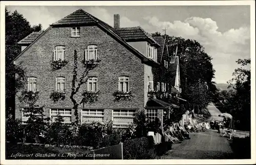 Ak Glashütte Schieder Schwalenberg in Lippe, Pension Lessmann