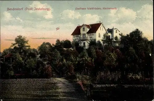 Ak Bendestorf am Kleckerwald in Niedersachsen, Gasthaus Waldfrieden