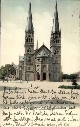 Ak Freiburg im Breisgau, Johanniskirche