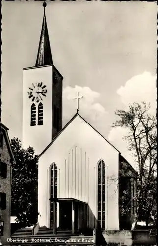 Ak Überlingen am Bodensee, Ev. Kirche