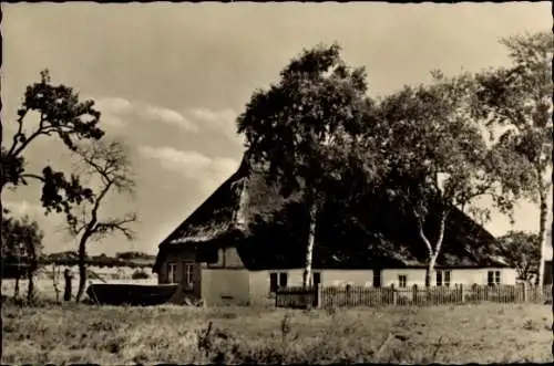 Ak Lobbe Middelhagen Mönchgut Rügen, Fischerhaus