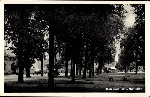 Ak Rheinsberg in der Mark, Marktplatz