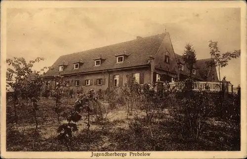 Ak Prebelow Rheinsberg in der Mark, Jugendherberge