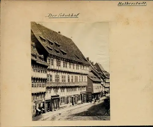 Foto Halberstadt am Harz, Schuhhof, Geschäfte