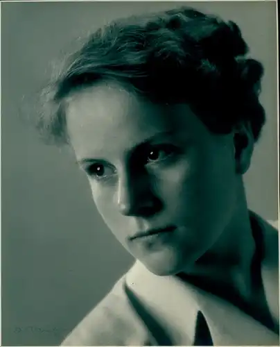 Foto Paulus, Alfred, Frauenportrait, Studie, signiert