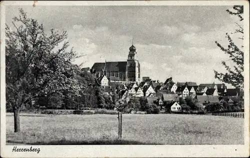 Ak Herrenberg in Württemberg, Blick auf den Ort