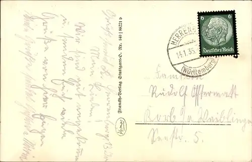 Ak Herrenberg in Württemberg, Blick auf den Ort