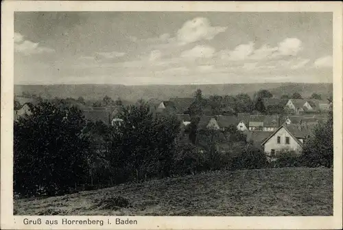 Ak Horrenberg Dielheim in Baden Württemberg, Blick auf den Ort