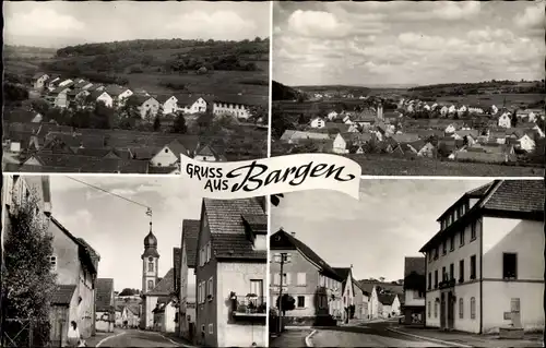 Ak Bargen in Baden, Ortsansichten