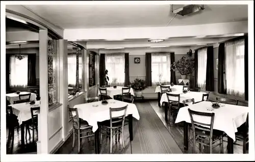 Ak Bad Rappenau in Baden, Gasthof Pension Krone, Innenansicht