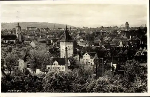 Ak Waiblingen in Württemberg, Blick auf den Ort