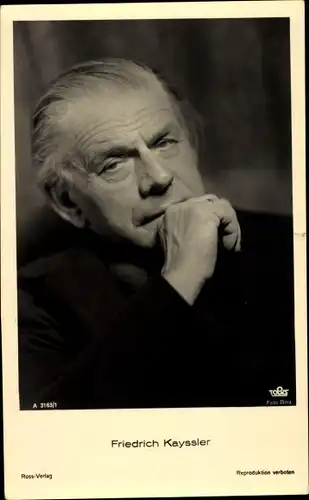 Ak Schauspieler Friedrich Kayssler, Portrait