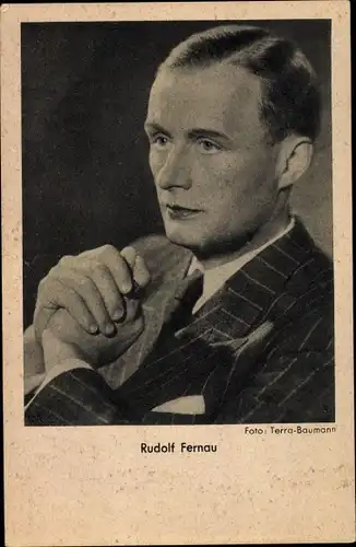 Ak Schauspieler Rudolf Fernau, Portrait