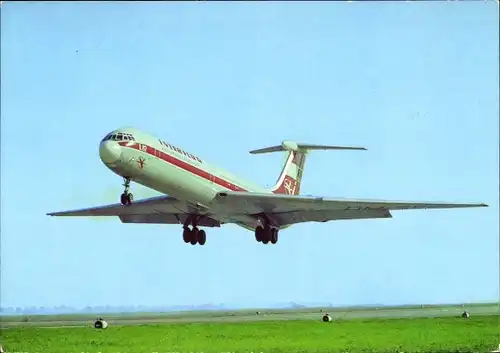 Ak Deutsches Passagierflugzeug, Interflug, Iljuschin IL 62