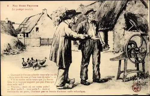 Ak Nos bons Paysans, La pompe inutile
