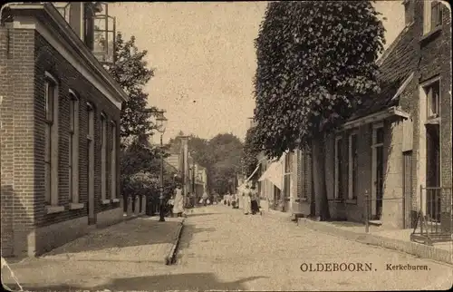 Ak Oldeboorn Friesland Niederlande, Kerkeburen