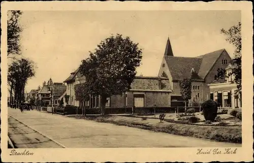 Ak Drachten Friesland Niederlande, Zuid Ger. Kerk