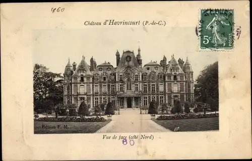 Ak Havrincourt Pas de Calais, Le Chateau