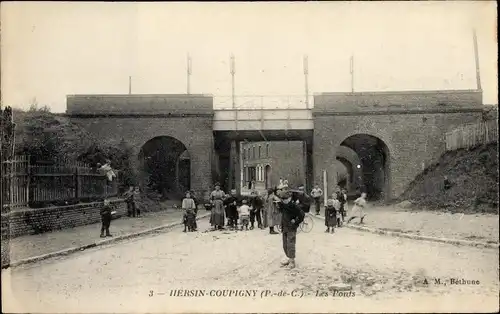 Ak Hersin Coupigny Pas de Calais, Les Ponts