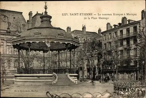 Ak Saint Étienne Loire, Le nouveau Kiosque a Musique de la Place Marengo