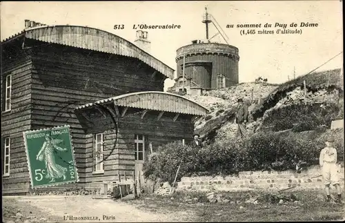 Ak Puy de Dôme Frankreich, L'Observatoire
