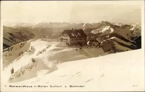 Ak Spitzingsee Schliersee in Oberbayern, Rothwand, Rotwand, Rotwandhaus