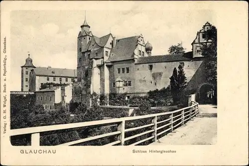 Ak Glauchau in Sachsen, Schloss Hinterglauchau