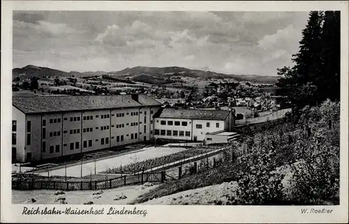 Ak Lindenberg im Allgäu Schwaben, Reichsbahn Waisenhorst