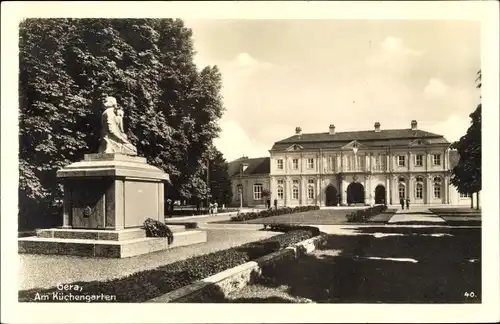 Ak Gera in Thüringen, Am Küchengarten