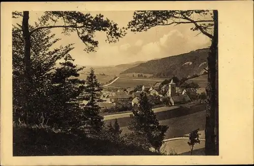 Ak Buchfahrt Buchfart Weimarer Land, Blick auf den Ort