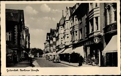 Ak Gütersloh in Westfalen, Berliner Straße, Kaisers Kaffeegeschäft