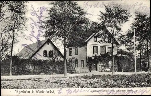 Ak Rheda Wiedenbrück in Westfalen, Schenkwirtschaft Jägerheim