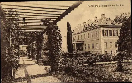 Ak Bad Holzhausen Preußisch Oldendorf in Westfalen, Schlosspark, Schloss