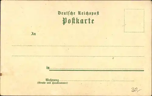 Litho Niederstetten in Baden Württemberg, Rathaus, Gasthaus zur Post, Schloss, Totalansicht