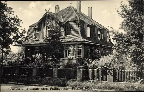 Ak Bad Fallingbostel Lüneburger Heide, Pension Villa Waldfrieden