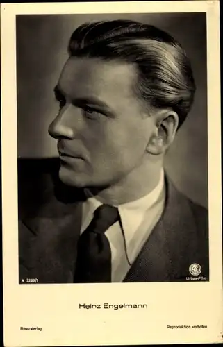 Ak Schauspieler Heinz Engelmann, Portrait