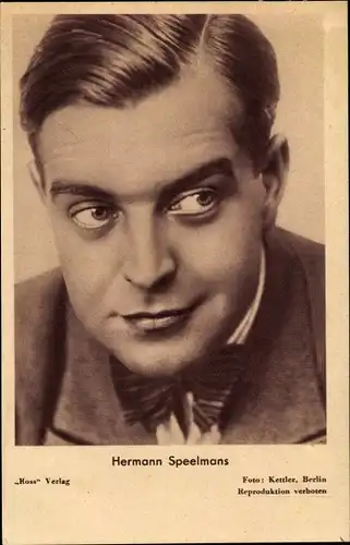 Ak Schauspieler Hermann Speelmans, Ross
