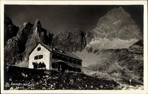 Ak Schwaz in Tirol, Lamsen Hütte, Lamsenjochhütte