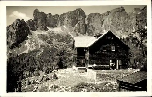 Ak Maurach Eben am Achensee in Tirol, Erfurter Hütte, Rotspitze, Gelbe Wand