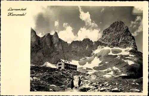 Ak Schwaz in Tirol, Lamsenjochhütte, Karwendel