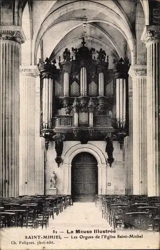 Ak Saint Mihiel Meuse, Les Orgues de l'Eglise