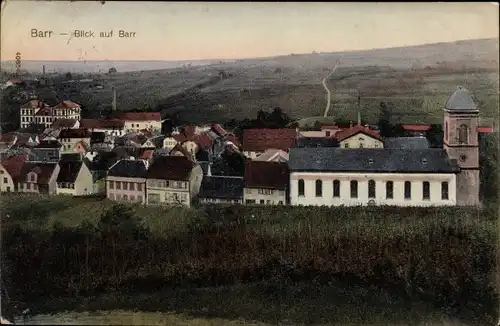 Ak Barr Elsass Bas Rhin, Blick auf den Ort