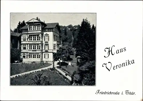 Ak Friedrichroda im Thüringer Wald, Haus Veronika
