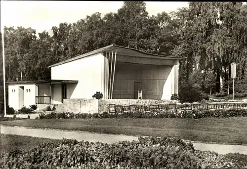 Ak Bad Klosterlausnitz in Thüringen, Kurpark mit Parkbühne