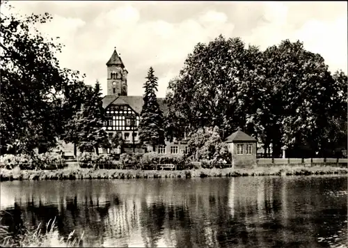 Ak Bad Klosterlausnitz in Thüringen, HOG Drei Schwäne