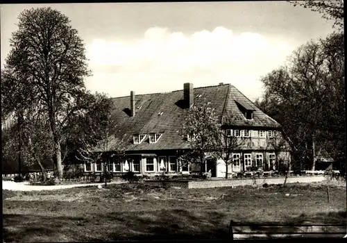 Ak Heiligenberg Bruchhausen Vilsen in Niedersachsen, Forsthaus Heiligenberg, Bes. W. Linne