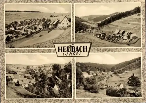 Ak Heubach Masserberg in Thüringen, Panorama