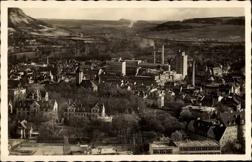 Ak Jena in Thüringen, Blick nach der Leuchtenburg